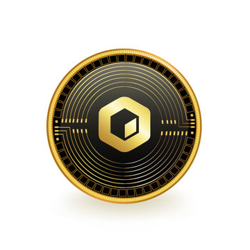 Neblio Cryptocurrency Black Coin Isolated
