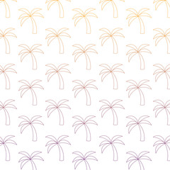 background of tropical palms pattern, vector illustration 