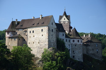 Fototapeta na wymiar Burg in Loket, Tschechien