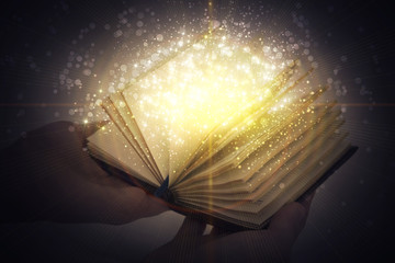 magic from the book. magic, stellar particles, magic dust