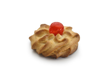 Almond bisquit with cherry