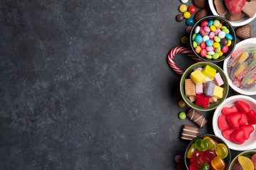 Obraz na płótnie Canvas Colorful sweets