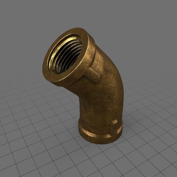 Vintage brass pipe 1