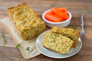 Zucchini-Karotten-Braten