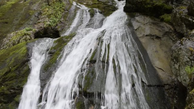 R&ouml;thbachfall am K&ouml;nigssee der h&ouml;chste Wasserfall Deutschlands