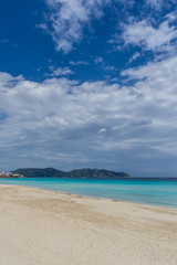 Mallorca, Beautiful coast of eastern mallorca island with blue ocean