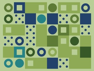 Colored abstract geometric flat pattern background