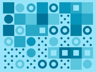 Colored abstract geometric flat pattern background