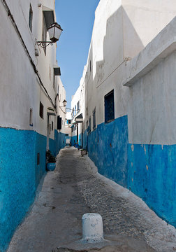 594/5000 Scenes from the city of Fez in March 2011. Morocco  The kasbah of the oudayasn the city of Rabat. Morocco