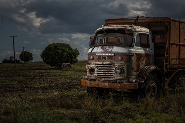 Old farming truck near Warwick, Queensland, Australia
