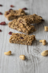 Selbstgemachte Müsliriegel