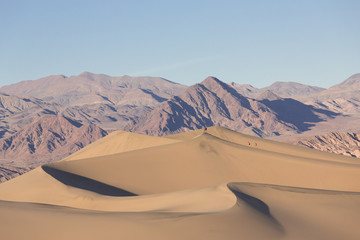 Fototapeta na wymiar Mesquite Flat Sand Dunes, Death Valley, USA