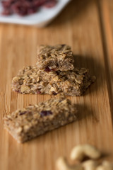 Selbstgemachte Müsliriegel