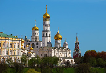 Fototapeta na wymiar View of Moscow Kremlin