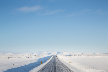 Highway, Iceland interior