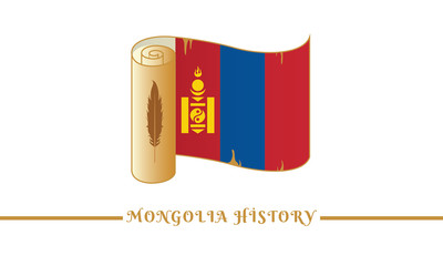 mongolia flag and mongolia history