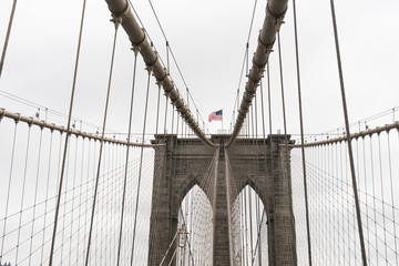 Brooklyn Bridge standing