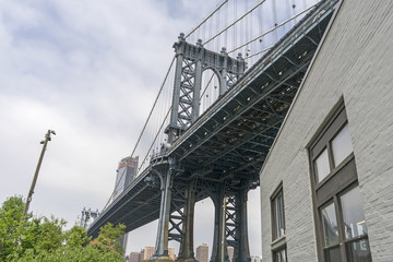 Different angles of  Manhattan Bridge