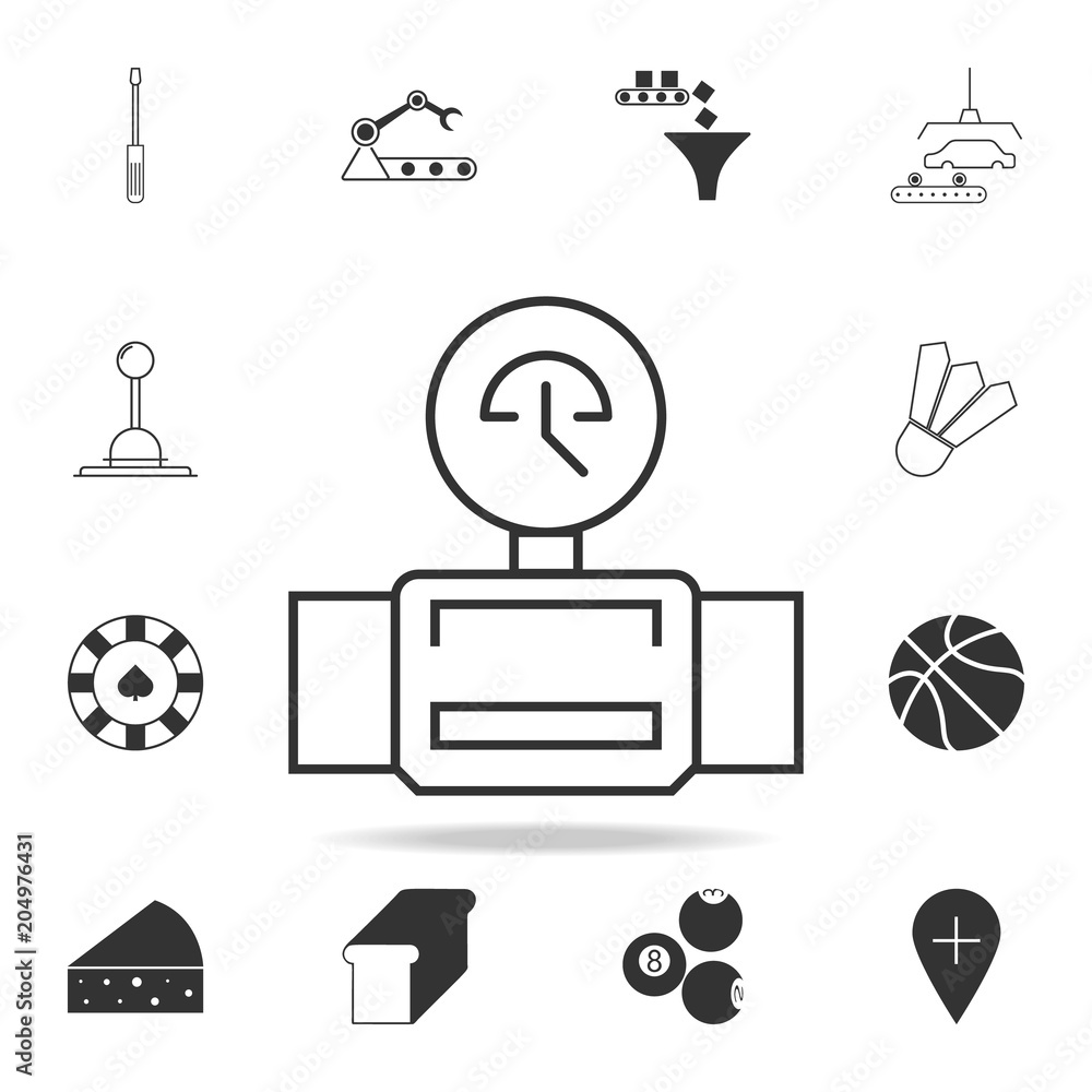 Poster pipe pressure index icon. detailed set of web icons and signs. premium graphic design. one of the co