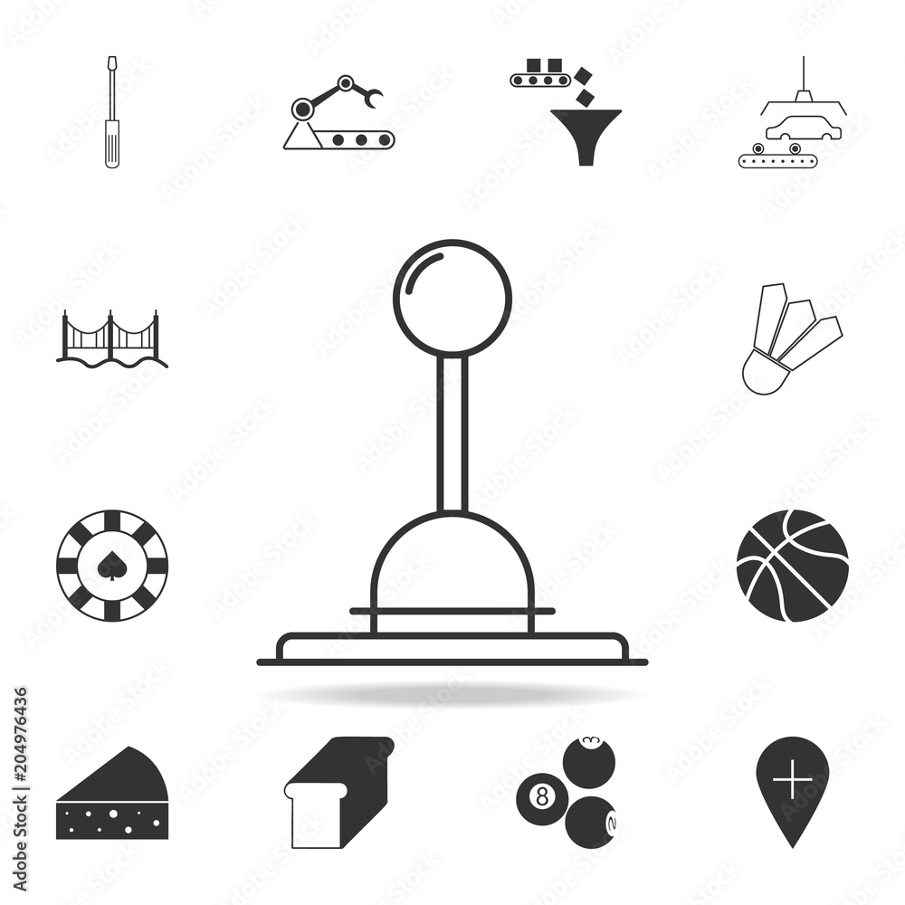 Poster lever arm icon. detailed set of web icons and signs. premium graphic design. one of the collection i