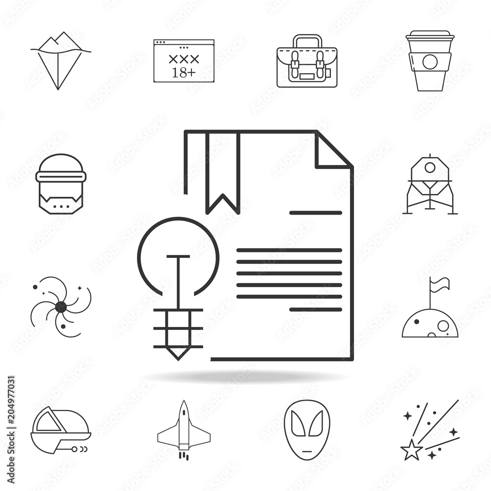 Poster certificate of knowledge icon. detailed set of web icons and signs. premium graphic design. one of t
