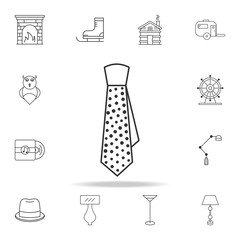 tie icon. Detailed set of web icons and signs. Premium graphic design. One of the collection icons for websites, web design, mobile app