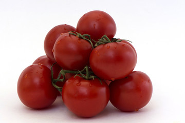 Close up of tomatoes hill