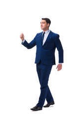 Businessman isolated on white background