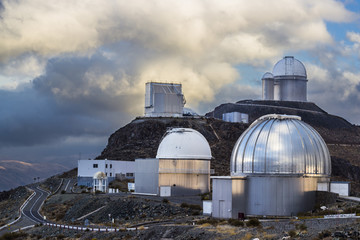 The astronomical observatory of La Silla, North Chile. One of the first observatories to see...