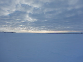 crosscountry skiing in northern lapland beautiful nature