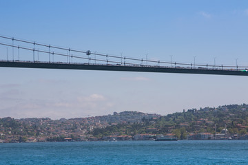 Detail Brücke. Auf dem Bosporus, Istanbul