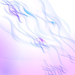 Abstract movement of beautiful curves