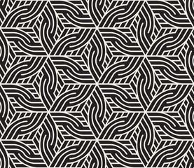 Vector seamless pattern. Modern stylish abstract texture. Repeating geometric tiles