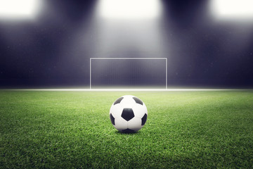 Fototapeta premium Piłka na boisku