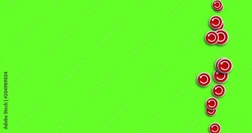 Poster animation modern abstract repeat icons motion background.