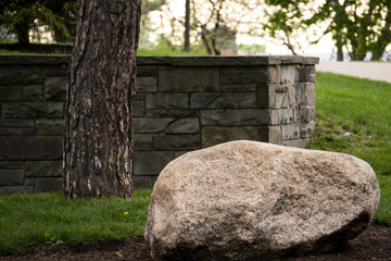 Huge rock or stone