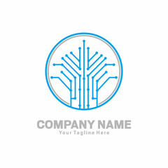 Technology Logo Vector Element Design Template