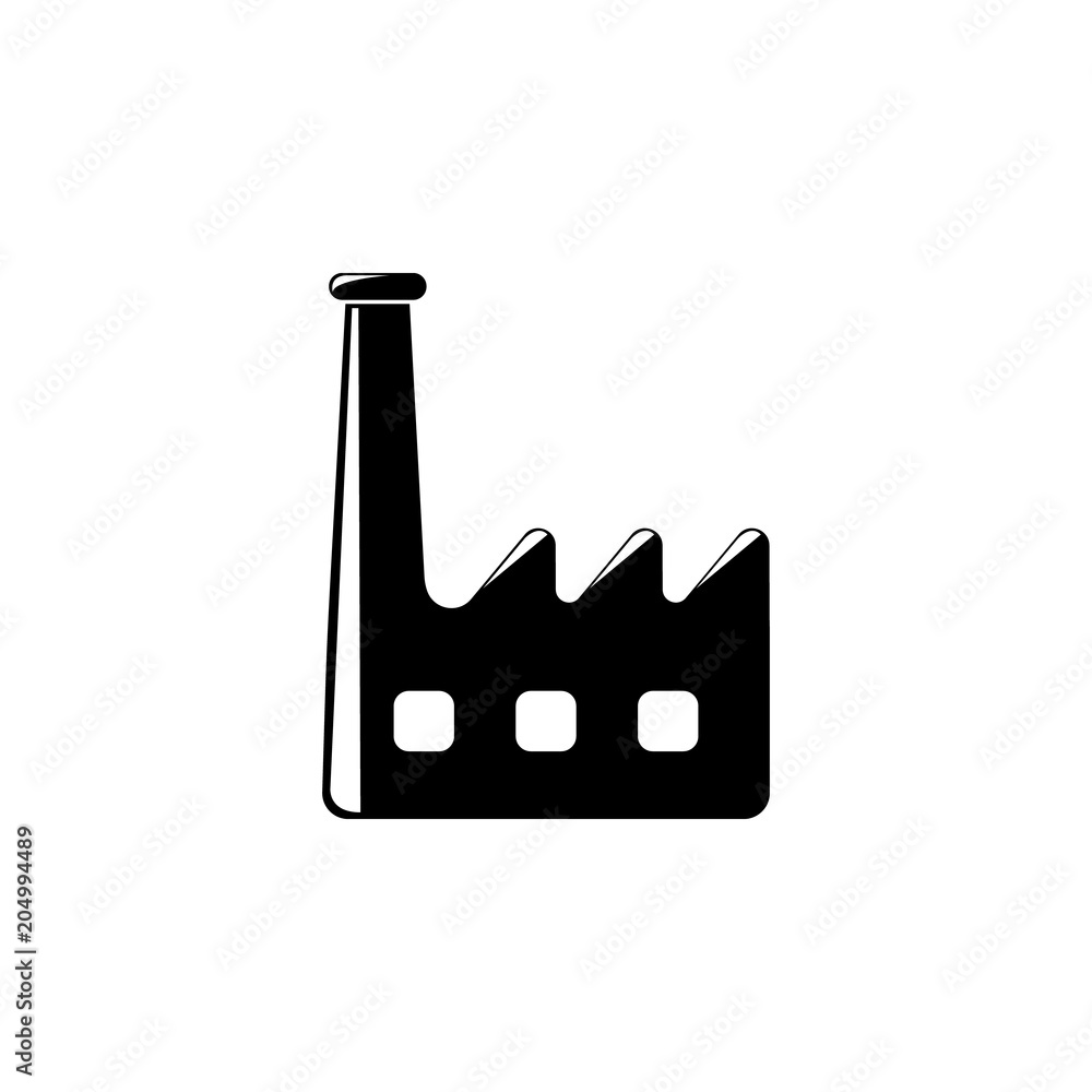 Poster factory icon. element of science for mobile concept and web apps. detailed factory icon can be used 