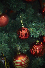 christmas decoration on tree