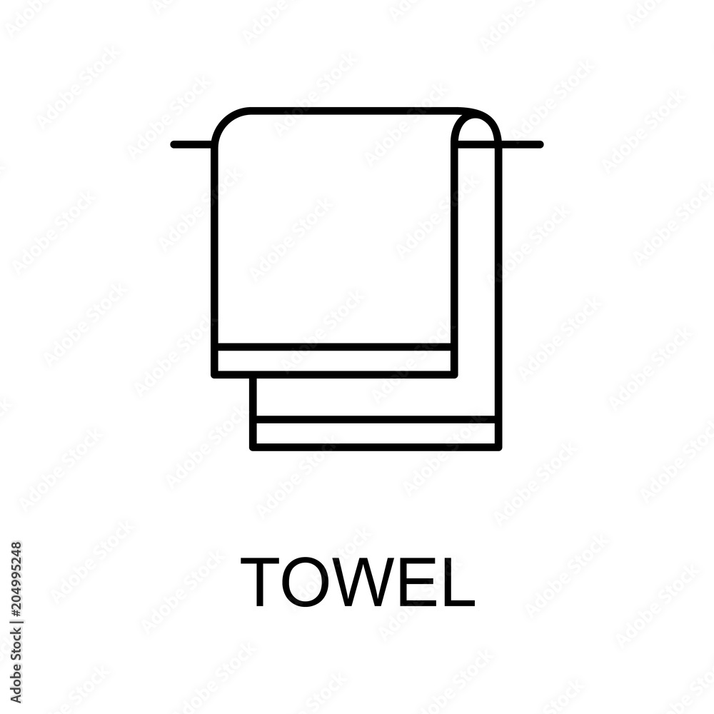 Poster towel icon. element of web icon for mobile concept and web apps. detailed towel icon can be used for