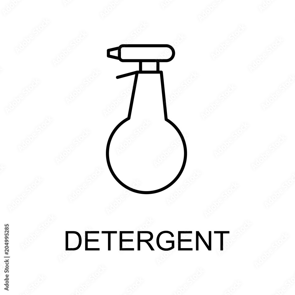 Poster window detergent icon. element of web icon for mobile concept and web apps. detailed window detergen