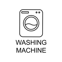 washing machine icon. Element of web icon for mobile concept and web apps. Detailed washing machine icon can be used for web and mobile. Premium icon