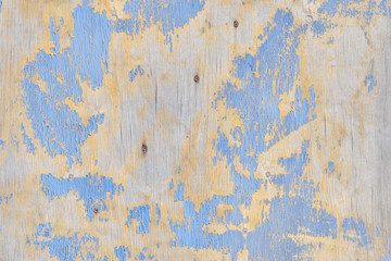old painted plywood