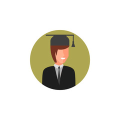 colored avatar of student icon. Element of colored people profession icon for mobile concept and web apps. Detailed colored avatar of student icon can be used for web and mobile