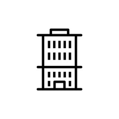 residential building icon. Element of building icon for mobile concept and web apps. Detailed residential building icon can be used for web and mobile