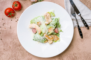 Salad caesar with chicken