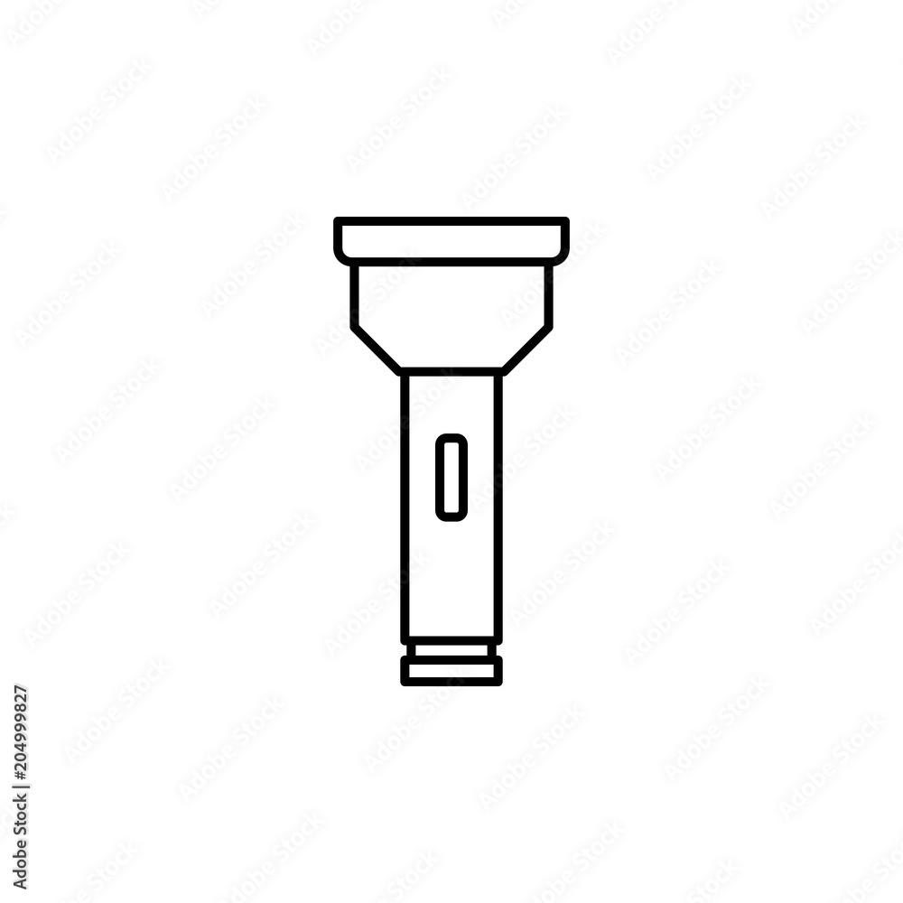 Poster lamp icon. element of travel icon for mobile concept and web apps. thin line lamp icon can be used f