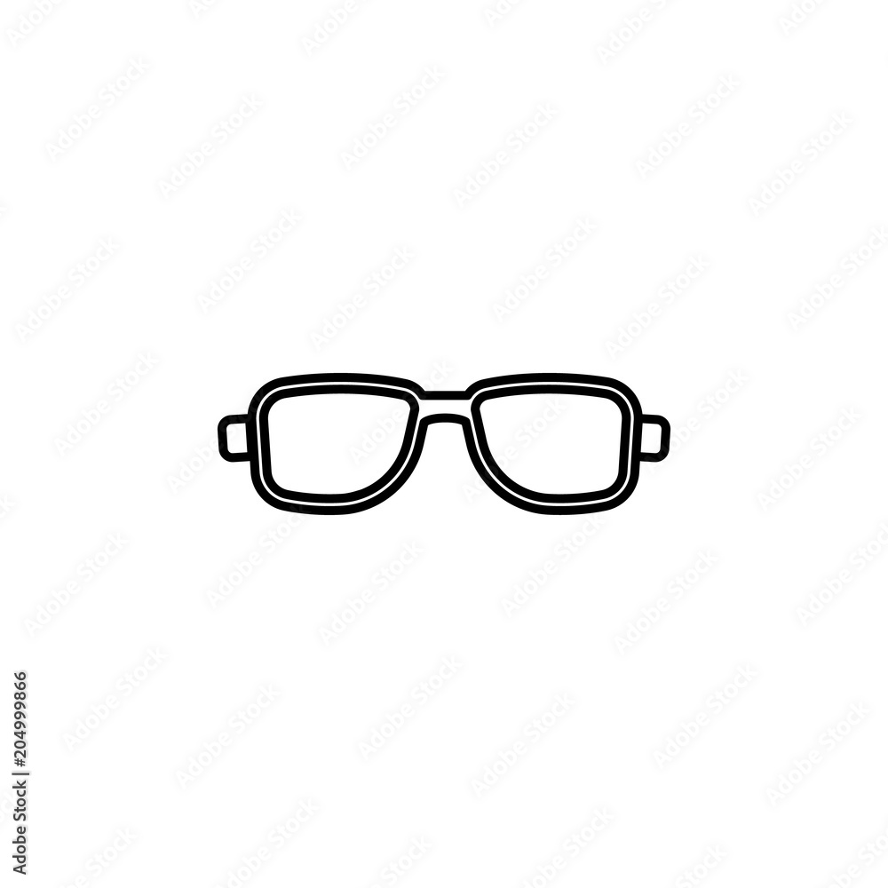 Poster spectacles icon. element of travel icon for mobile concept and web apps. thin line spectacles icon c