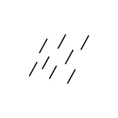 rain icon. Element of travel icon for mobile concept and web apps. Thin line rain icon can be used for web and mobile. Premium icon