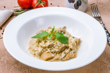 risotto with porcini mushrooms
